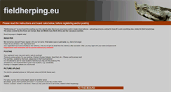 Desktop Screenshot of fieldherping.eu